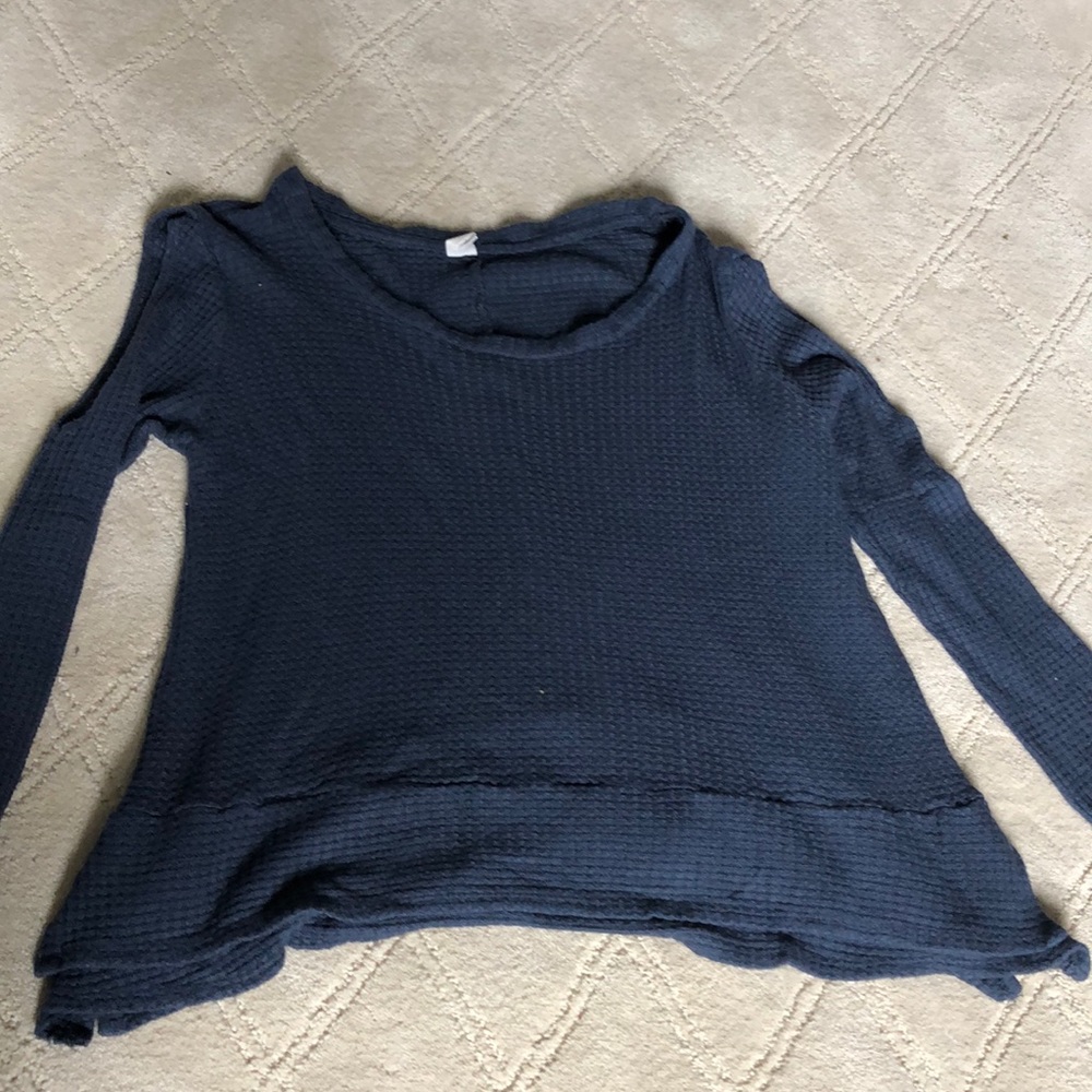 blue sweater